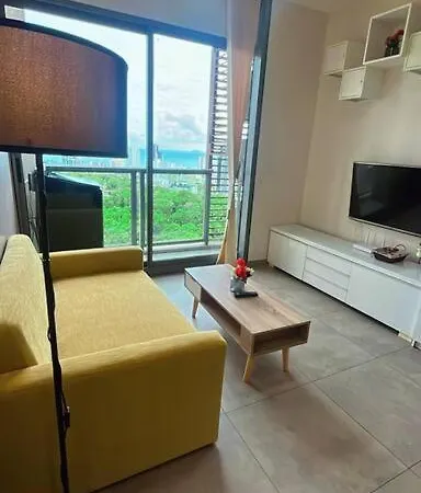 Sea View High Floor 2 Bed Room-Excellent Location Pattaya Exterior photo